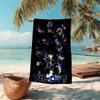 1pc Blue Lock Team Spirit Cartoon Quick Dry Microfiber Bath Towel for Swimming Surfing Camping Unisex Holiday. SJT72015