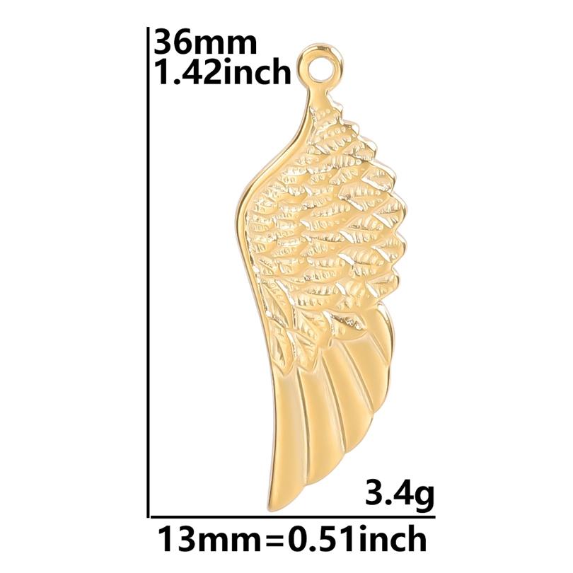 6pcs Sun Moon Stainless Steel Charms For Jewelry Making Bulk Flower Pendant Charm Gold Color Breloque Acier Inoxydable Pendant