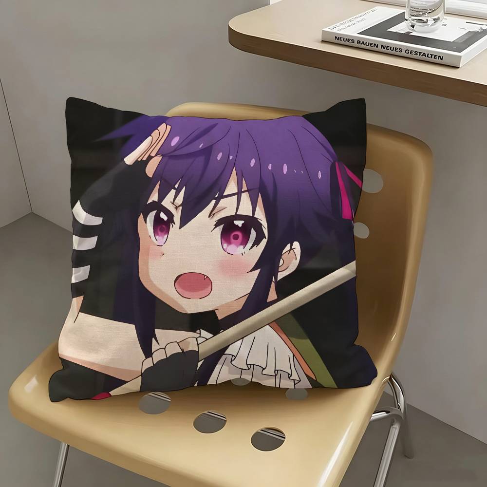 1pc Kurumi Ebisuzawa Anime Characters Pillow Case Fashion Square Pillowcase Bedroom Sofa Room Ins Decoration Leisure
