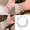 Sophisticated Beaded Hand Chain Crystal Sparkling Bracelet Chain Bracelet Suitable for Stylish Accessory Lovers