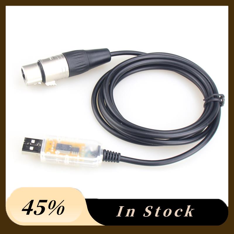 USB To DMX Interface Adapter LED DMX512 Computer PC Stage Lighting Controller Dimmer, Adapter Cable Accessories