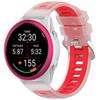 20mm 22mm Uhrenarmband für Garmin Forerunner 570 47mm 42mm/265/255/Venu 3 Halbtransparentes Silikonarmband Vivoactive 6/5 Band