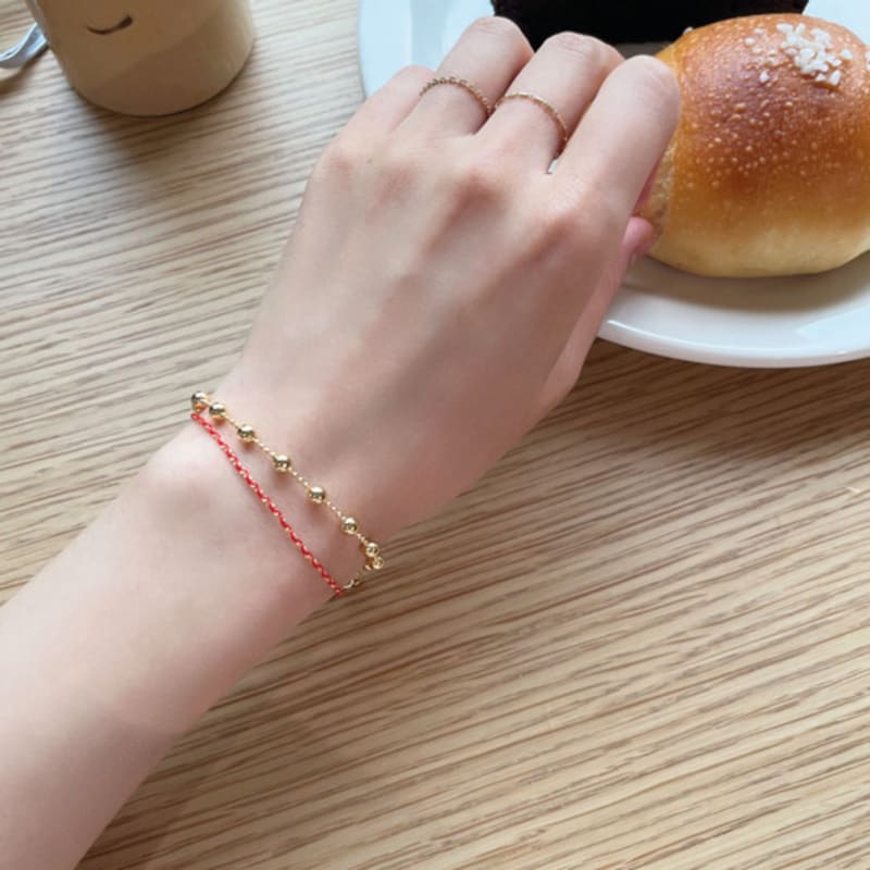 

Sophiamor [Silver 925] Gold Ball Br Gold