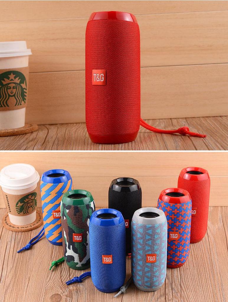 TG117 Portable Wireless Bluetooth Speaker with Subwoofer, Card Slot & K-song Live Streaming for Outdoor Use