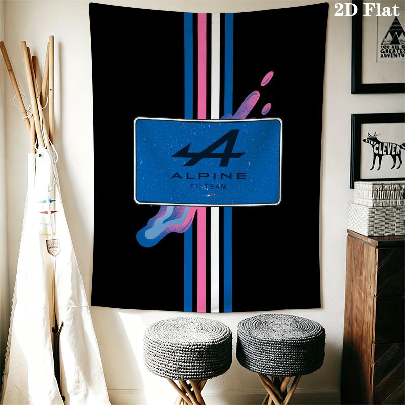 Alpine Wall Tapestry Aesthetic Wall Hanging Printed Fabric Blanket Decorative Tapestries for Bedroom Living Room Home Decor