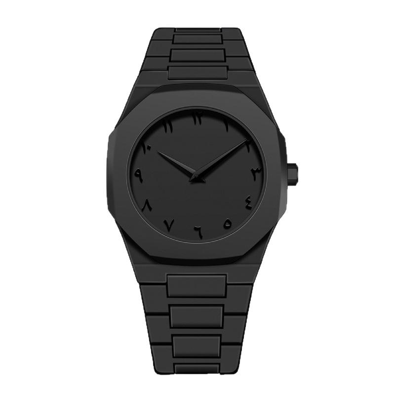 Men'S Quartz Watch Waterproof Roman Numeral South East Asia Middle East Plastic Watch Men'S Premium Sense