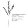 1Pc Fake Flower Artificial Decoration Eucalyptus Leaf Shape Fashion 3 Branches Eucalyptus Leaf Fake Plant for Home