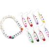 100Pcs/lot A-Z Letter Beads For Jewelry Making Gold Color Square Alphabet  Spacer Bead Charms Diy Bracelet Pendants Supplies