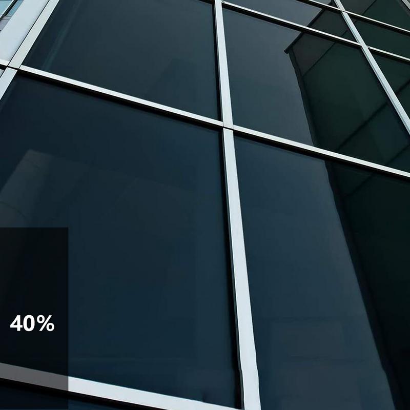 Tönungsfolie für Autos, Hitzeschild, Autofensterfolie, Hitze- und UV-Block und kratzfest, 3 m x 5 m, Autofenster