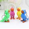 LED Illuminated Parrot Keychain With Animal Sound Effects And Compact Design Unique Key Rings Accessory