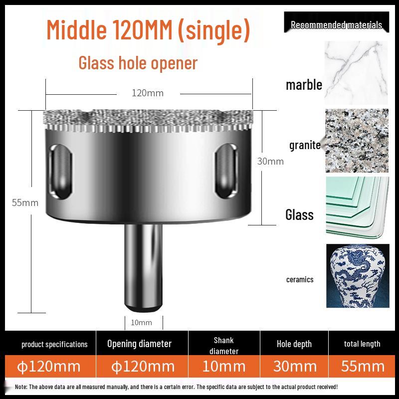 6mm Multifunctional Glass & Tile Drill Bit Set for Marble