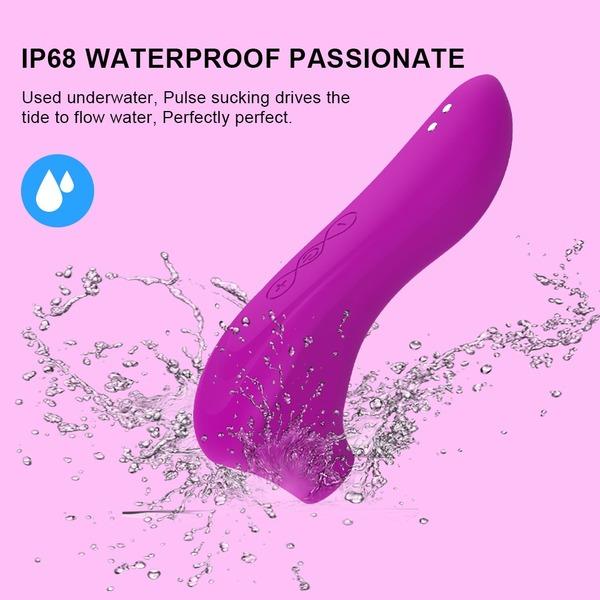 Clit Sucker Vibrator Oral Licking Pussy Tongue Vibrating Nipple Sucking Blowjob Clitoris Stimulator