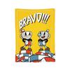 Cupheads Video Game Art Blankets Flannel  Super Warm Throw Blankets for Outdoor Travel Bedroom Quilt
