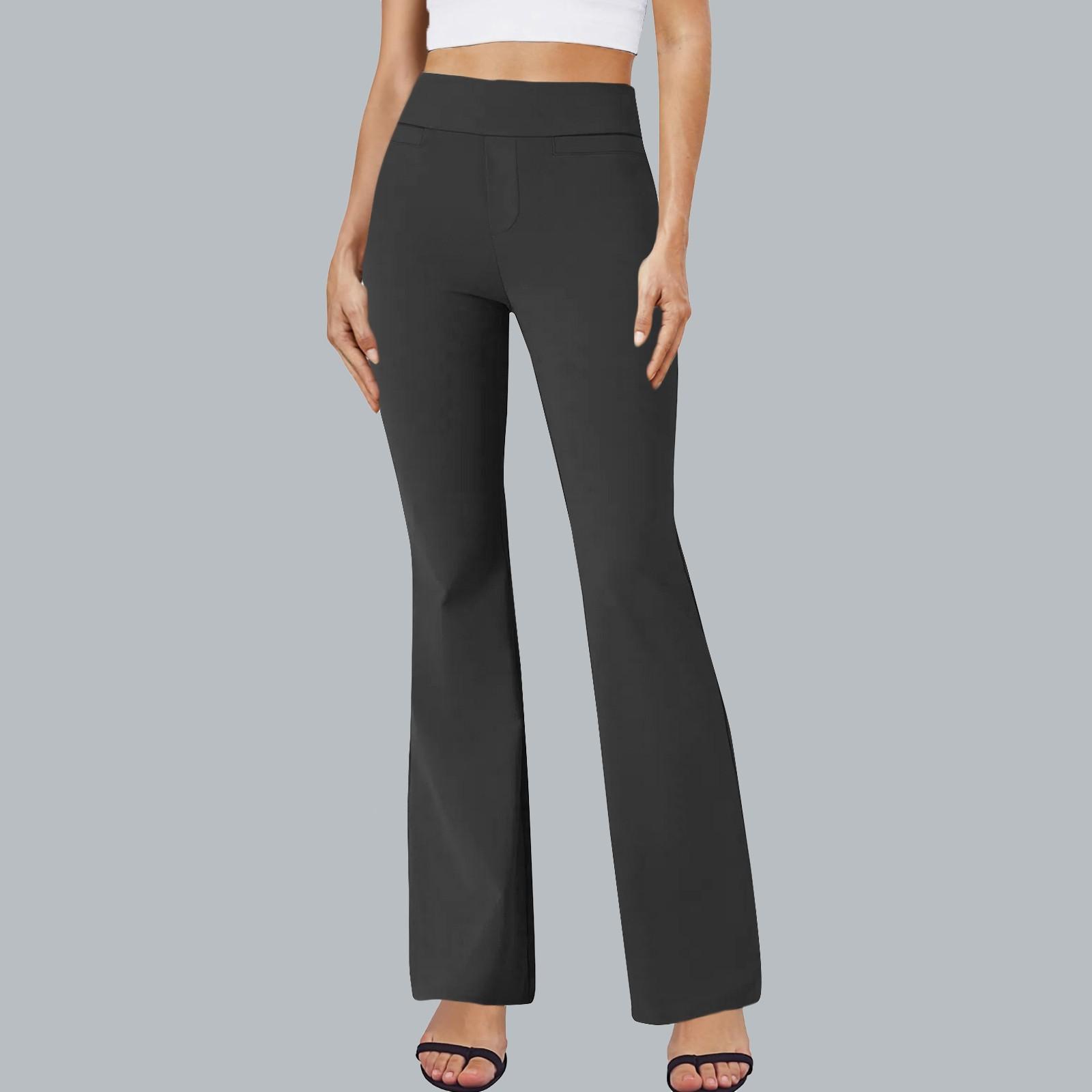 

Женские брюки летние повседневные расклешенные рабочие брюки с высокой талией и карманами повседневные брюки XXL