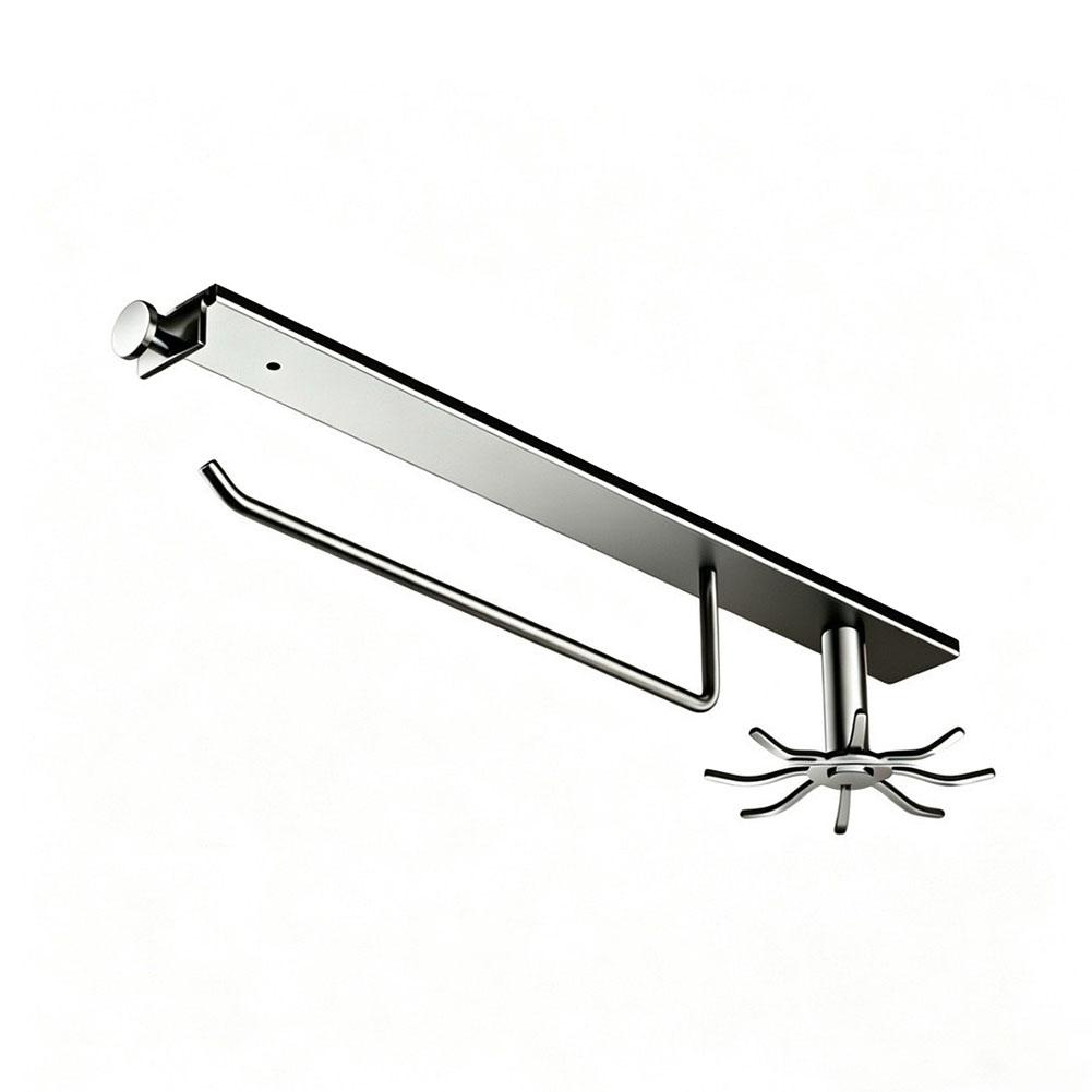 Paper Towel Holder with Silent Sliding Rails and Anti-Slip Stability Features for Reliable Kitchen Organization Solutions