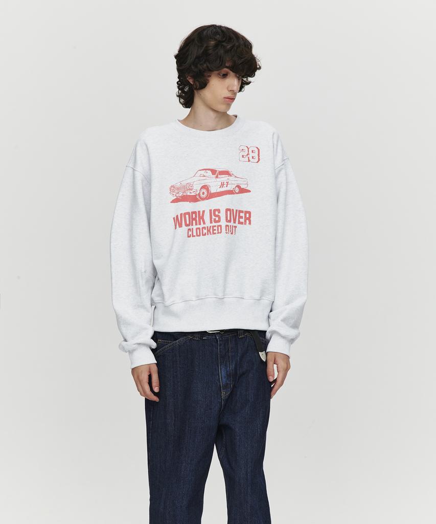Hoite Het Closed Out Car Sweatshirt (M/Grey)