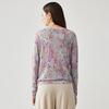 Zhaojun Women's Printed Lightweight Wool Blend Cardigan