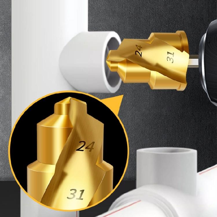 Lifting Stepped Drill Water Pipe Expansion Repair Drill Bit 20 25 32mm Multifunctional Hexagonal Shank Hole Opening