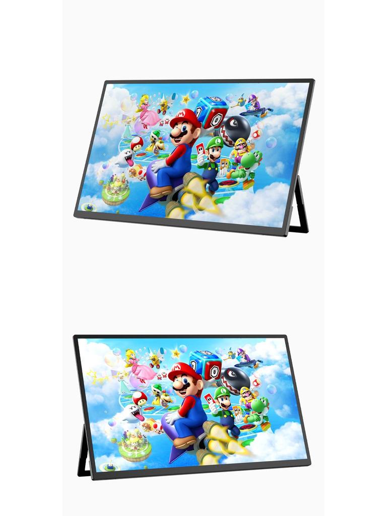 EIMIO 23.8" 4K 180Hz Portable Gaming Monitor with Touchscreen for PS5 Usage
