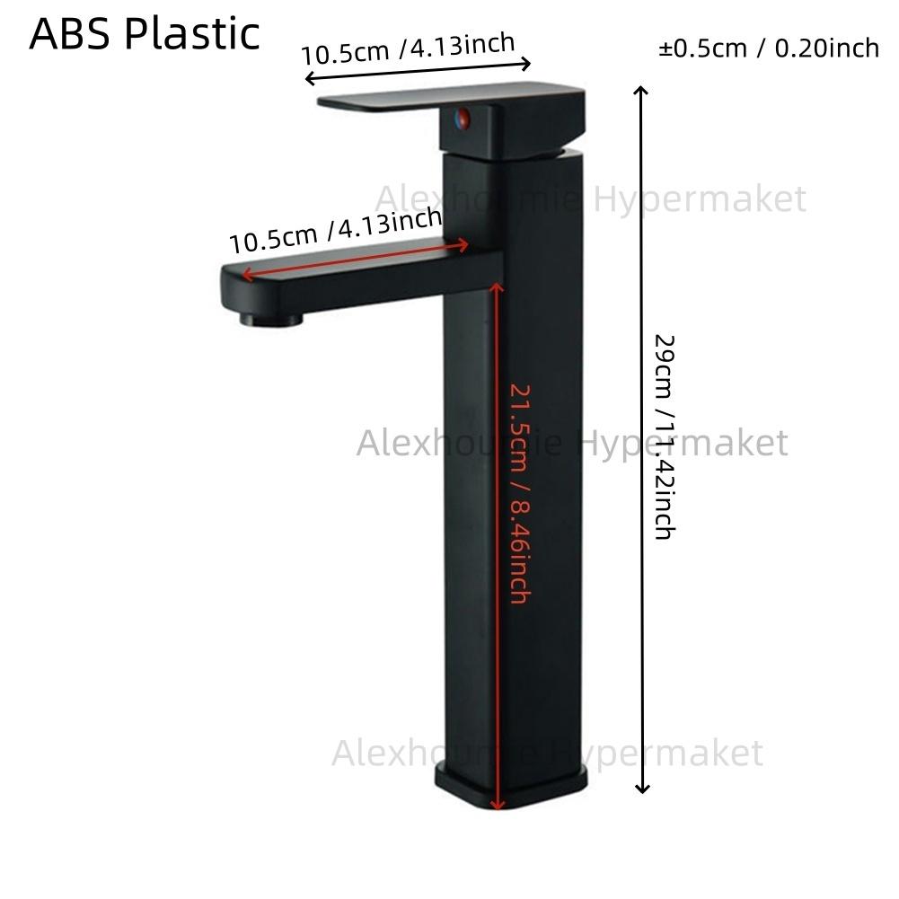 Basin Sink Bathroom Faucet Deck Mounted Hot Cold Water Basin Mixer Taps Black Lavatory Sink Tap 2025
