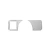 Silver Aluminum Headlight Lamp Switch Panel Button Trim For Benz C-Class 2008-14
