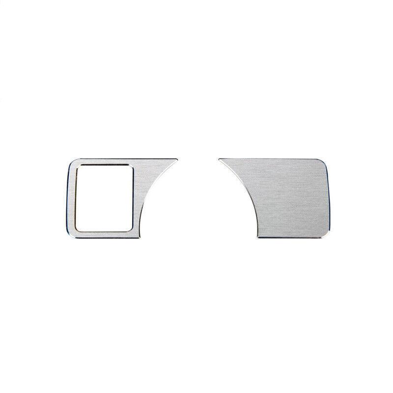 Silver Aluminum Headlight Lamp Switch Panel Button Trim For Benz C-Class 2008-14