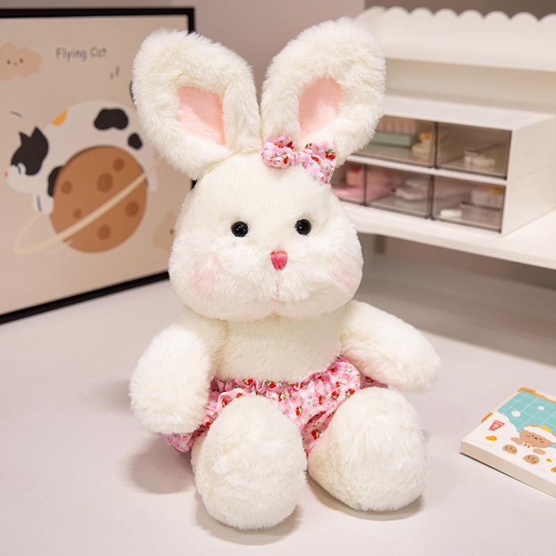 

Cute Cute Silly Rabbit Plush Toy Rabbit Doll Panda Dog Doll Zoo Souvenir Children s Gift 40Cm (with ears)