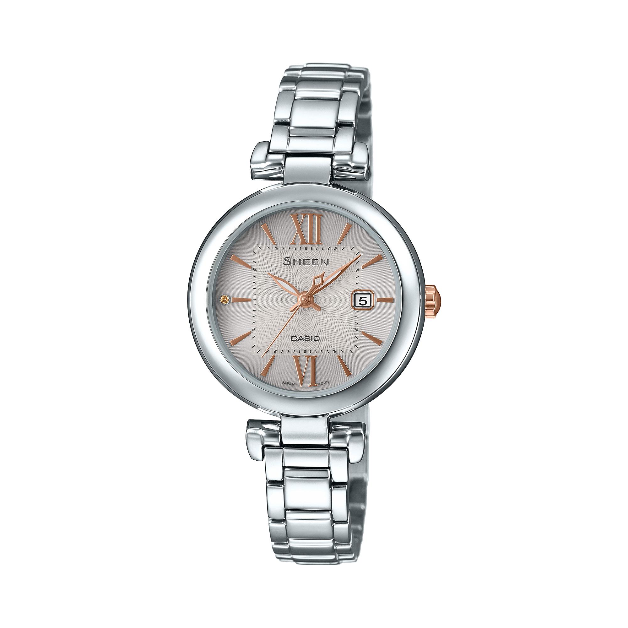 

Casio Men s Analog Quartz Watch SHS-4521D-4A красный