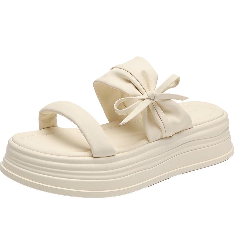 ZHR CE19 Women s Thick-Soled Slip-On Sandals 35
