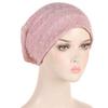 Lace Bonnet Beanie Women Chemo Cap Muslim Hijab Diamond Flower Turban Indian Hair Loss Hat Headscarf Wrap Baggy Slouchy Skullies
