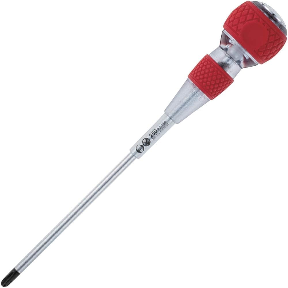 VESSEL (VESSEL) Ball Grip Safety Through-Screwdriver +3 x 150 250
