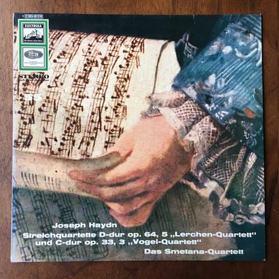 LP Record JOSEPH HAYDN DAS SMETANAQUARTETT  Streichquartette Ddur Op. 64 5 Le 1C06328516 ELECTROLA Germany Classical Used