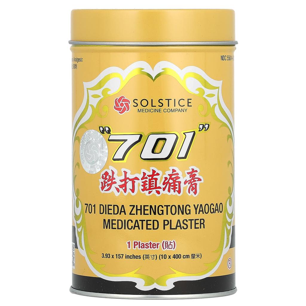701 Dieda Zhentong Yaogao, Medicated Plaster, 1 Plaster