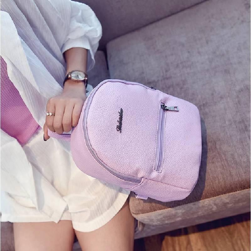 Women Lady Leather Mini Teenager Girls Stylish Outdoor Travel Shopping Backpacks