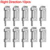 Spring Loaded Door Bolt Latch Stainless Steel Flat Pin Security Door Spring Bolt Latches Cabinet Hardware Distribution Box Lock