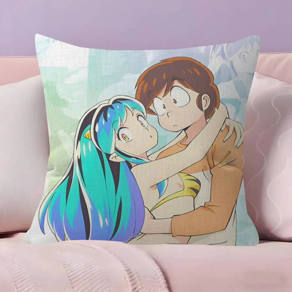 Urusei Yatsura Anime 4545cm Cushion Cover Pillow Cover Decor Pillowcase Home Pillowcase for Couch Pillow