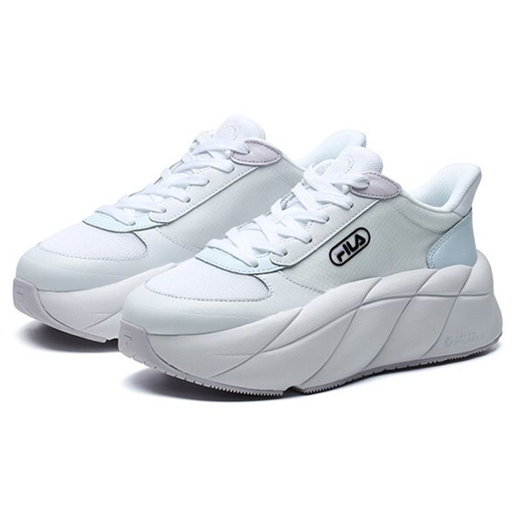 FILA Gelato Fabric Non-Slip Shock Absorbing Durable Low-Top Dad Shoes Women sneakers Cloud-Gray F12W124211FWG