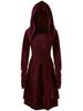 Medieval Renaissance Archer Hooded Lace Robe Pullover 