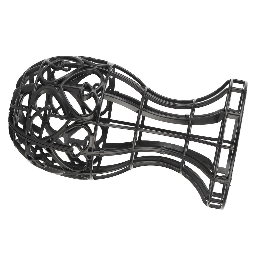 ABS Foldable Wig Display Support Stand Professional Holder Folding Wig Air Dry(Black)
