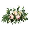 Artificial Flower Swag for Wedding Reception Backdrops Party Table Decoration Wedding Welcome Sign Flower Arrangement