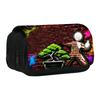 Printed Double-Layer Pencil Case for Students, Large Capacity Stationery for Pens and Pencils