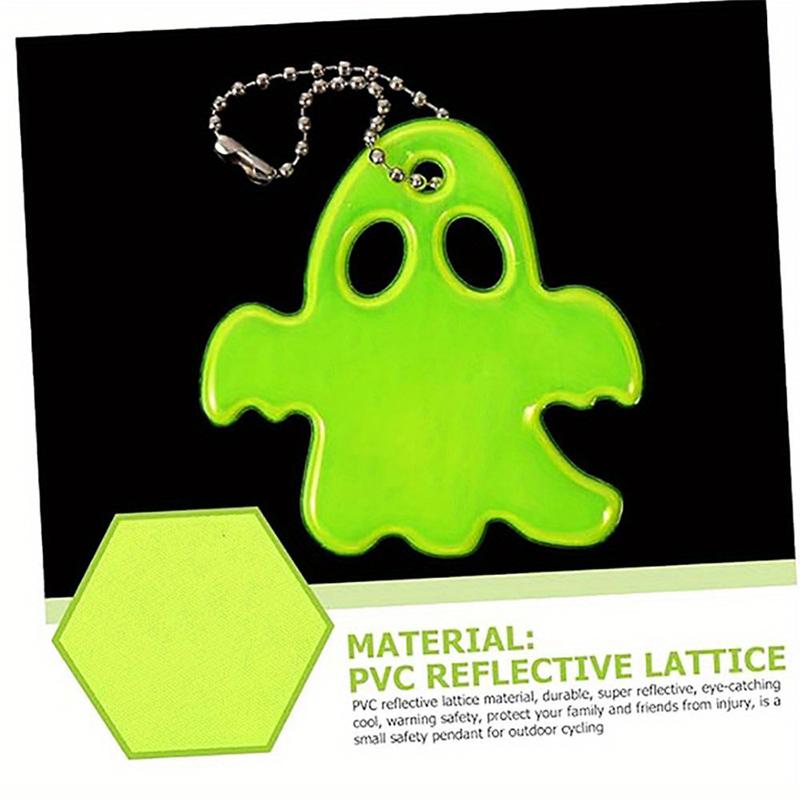 Keychain 50/100Pcs Set With Double-Sided Reflective Design Stylish Fun Halloween Decorations Night Accessories Ideal Gifts