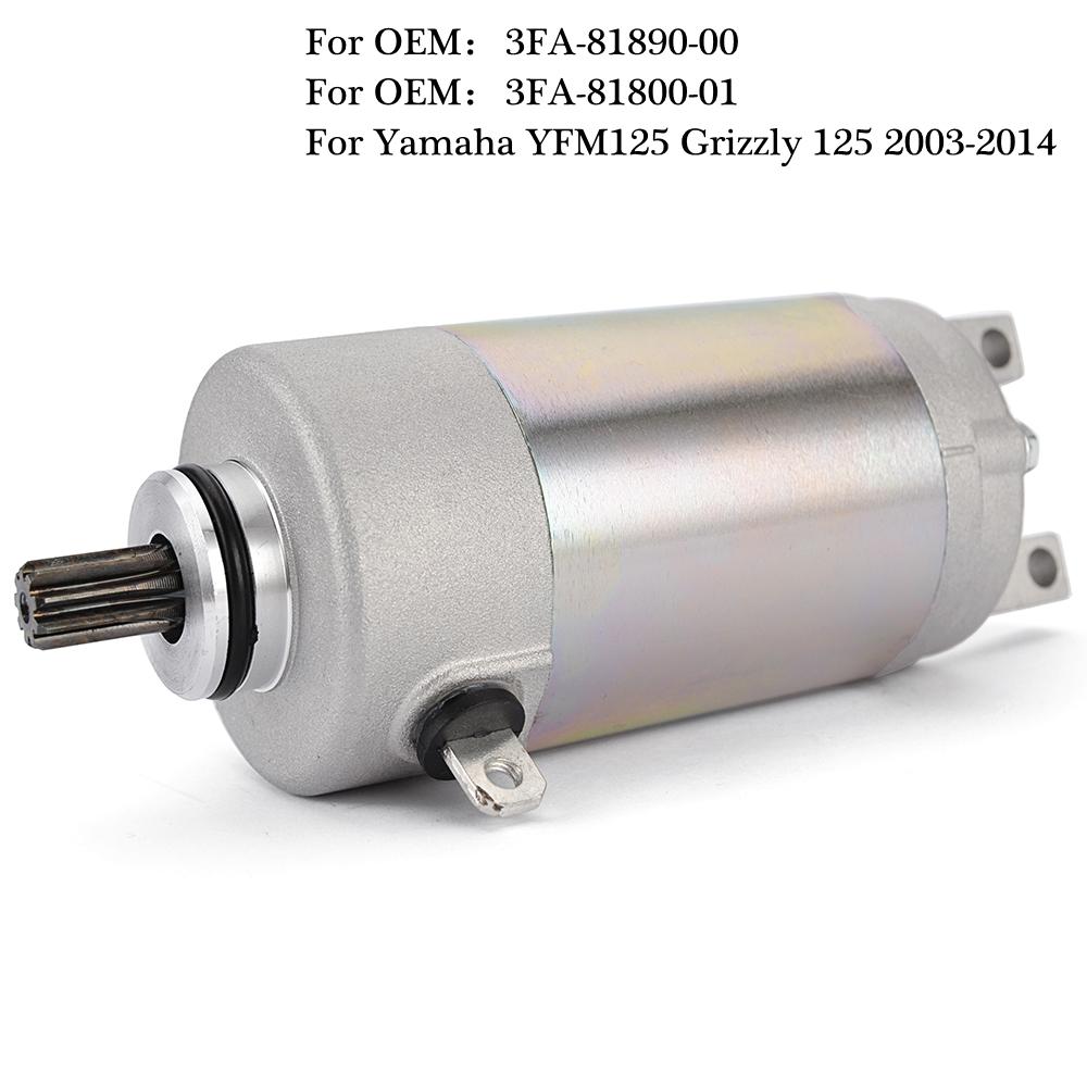 

Электрический стартер двигателя для Yamaha Grizzly 125 YFM125 Hunter YFM125GH YFA-1 Breeze 125 3FA-81890-00
