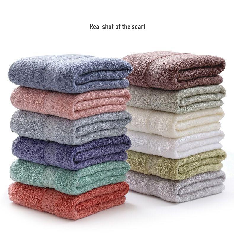 Soft Pure Cotton Bath Towel Set - 3-Piece Absorbent Combed Towels