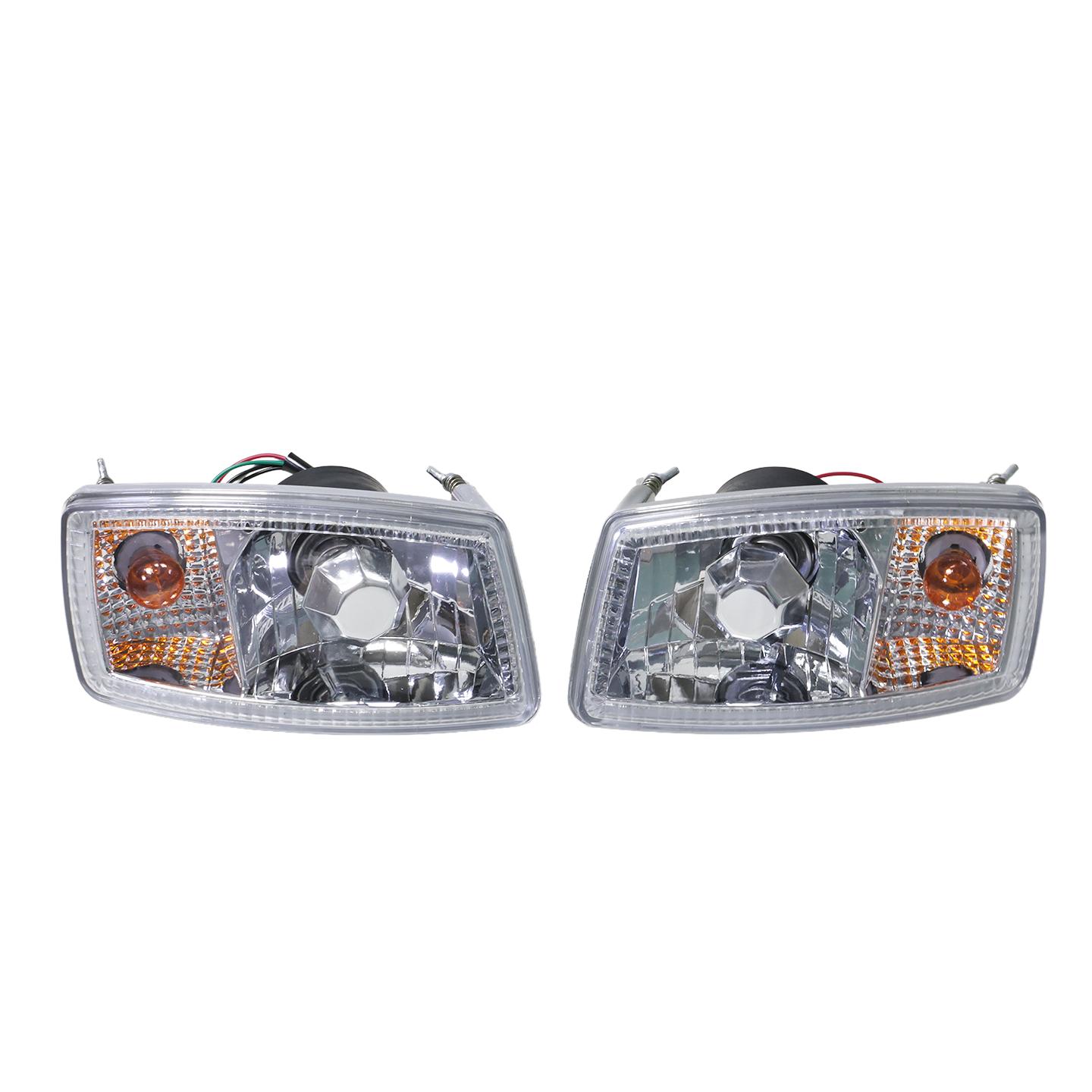 Golf Cart Headlight Front Car Light for Club Car E-Z-GO Yamaha Marshell Eagle Golf Electric Car Headlight Front