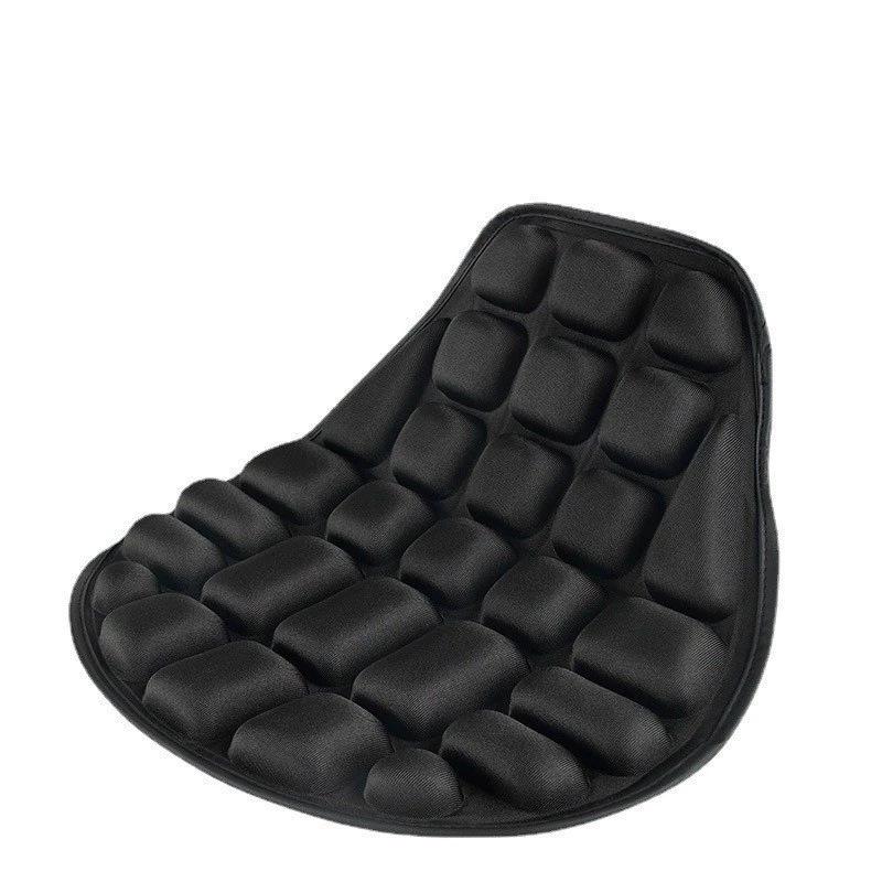 Motorcycle seat cushion, electric vehicle seat cover, universal heat-insulating seat cover, waterproof, thickened motorcycle seat cushion, set of 2 Lycra fabric (2 pieces)