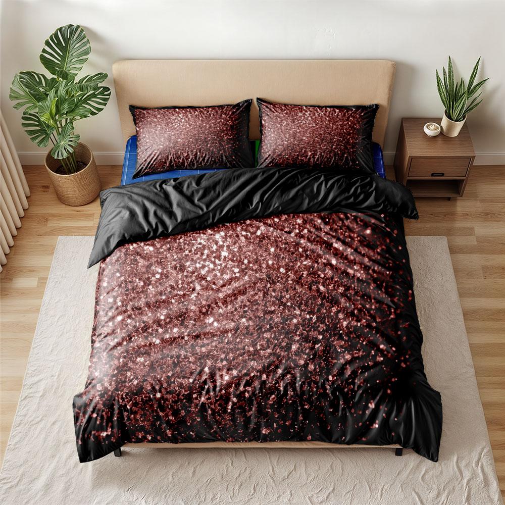 Ruby and Diamonds Duvet Cover Set King Queen Double Full Twin Single Size Bed Linen Set