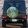 Skull Camping Spare Tire Cover Waterproof Dust-Proof Universal Wheel Tire Covers Fit for Trailer Rv SUV Truck Camping Accessories 15 Inch