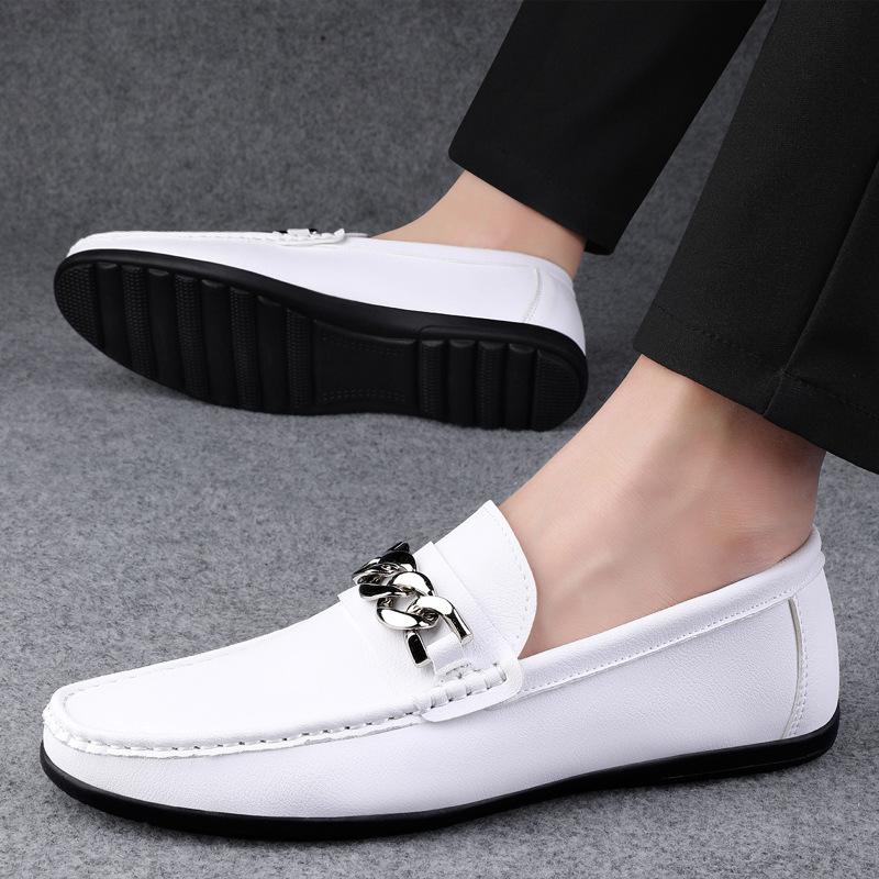 High-Quality Mens Leather Shoes Fashion Men'S Loafers  Comfortable Soft Male Casual Shoes Slip-On Men Flats Chaussure Hommes