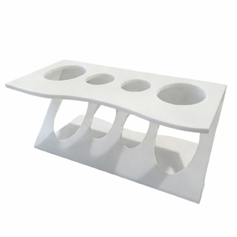 3D Printing Shaver Storage Rack Multifunction Utensil Rack Electric Toothbrush Holder  Washbasin белый